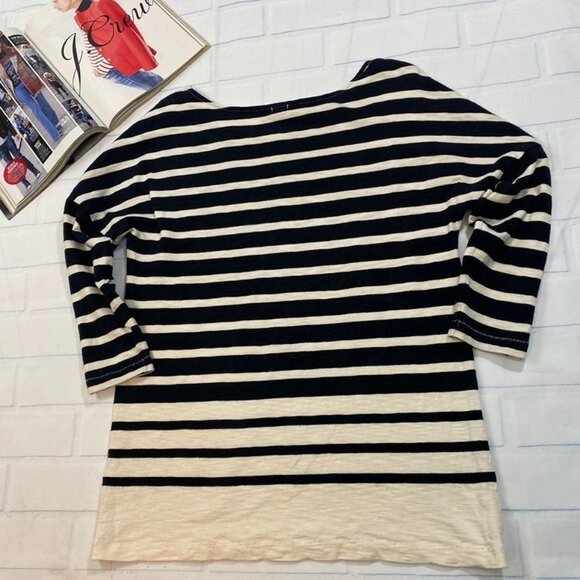 J.Crew Women's striped long‎ sleeve Shirt blouse - Picture 7 of 8